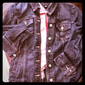 Medium Tommy Hilfiger Structures Dark Denim Jacket